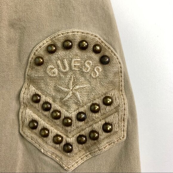GUESS Peace Love Military Utility Jacket - Picture 4 of 9